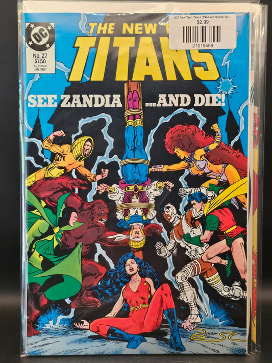 #27 New Teen Titans (1984 2nd Series) New Titans