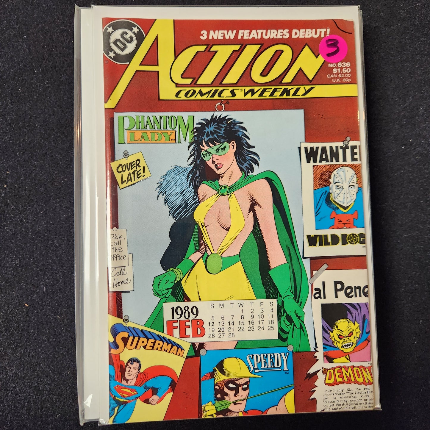 Action Comics #636 - Featuring Phantom Lady (DC 1989)