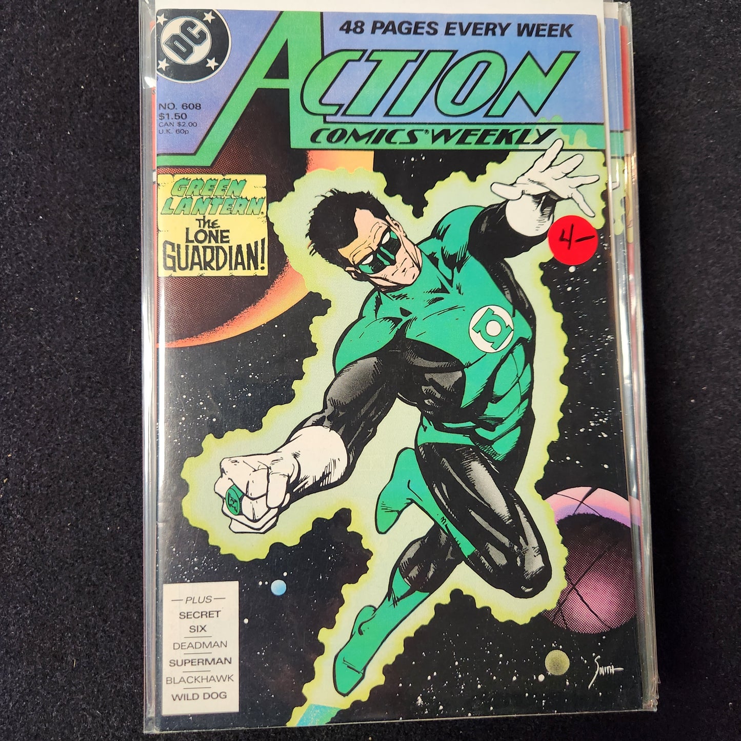 Action Comics #608 - Green Lantern The Lone Guardian (DC 1988)