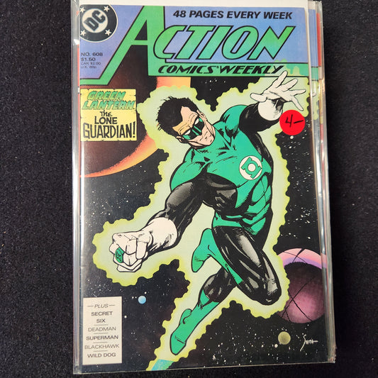 Action Comics #608 - Green Lantern The Lone Guardian (DC 1988)