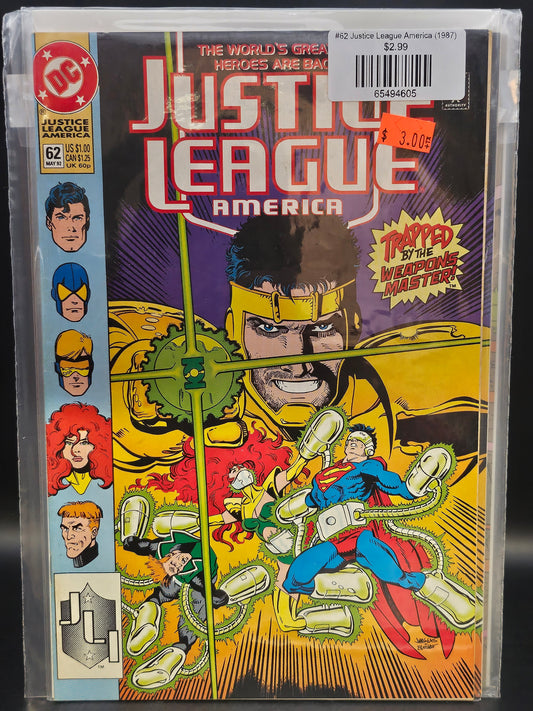 #62 Justice League America (1987)