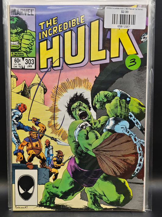 #303d Incredible Hulk (1962 Marvel 1st Series)