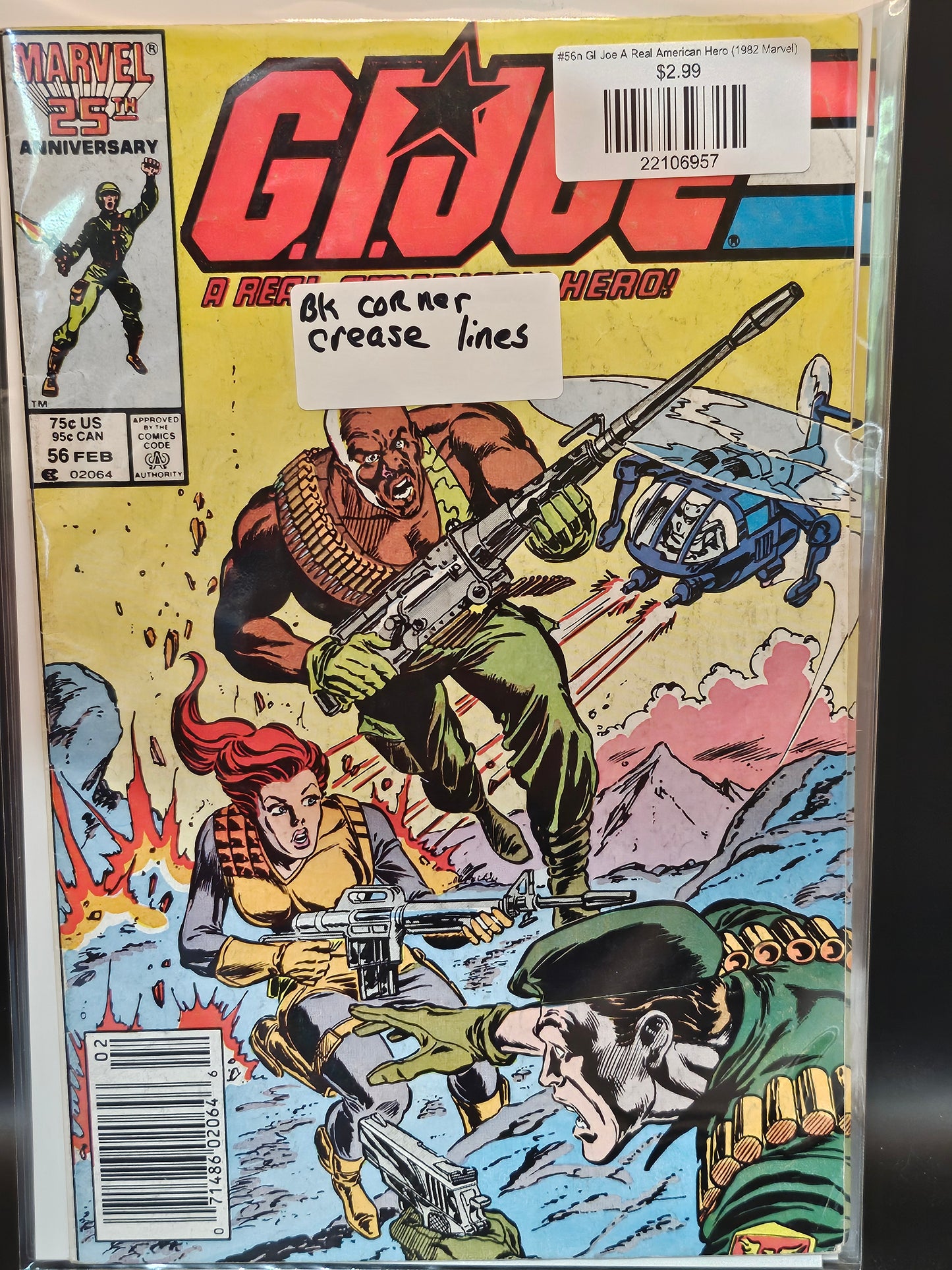 #56n GI Joe A Real American Hero (1982 Marvel)