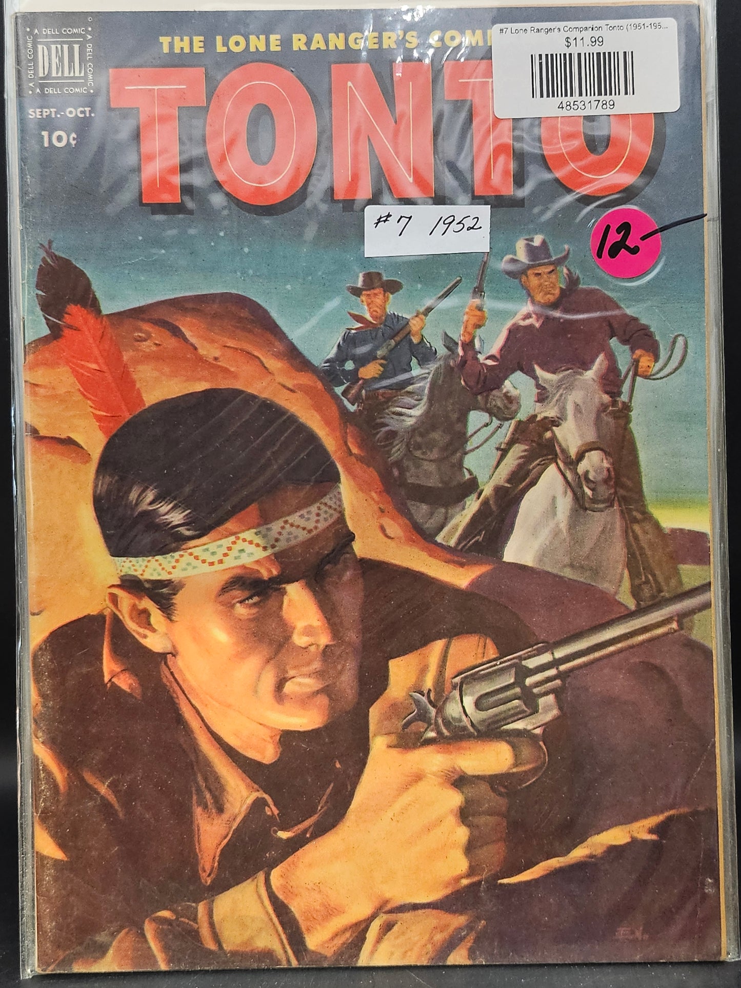 #7 Lone Ranger's Companion Tonto (1951-1959 Dell)