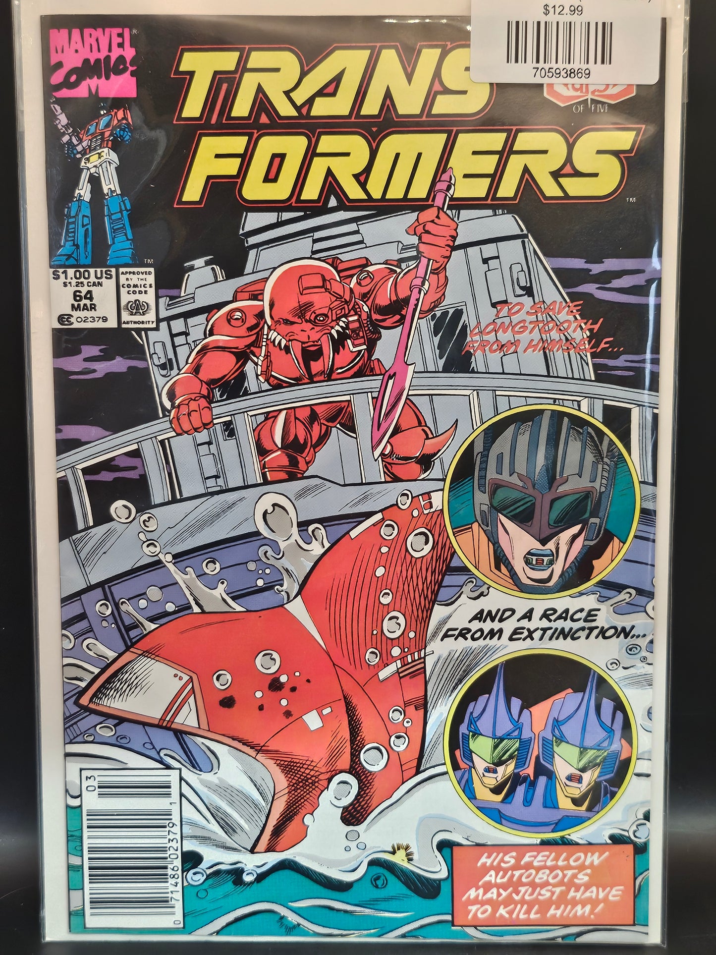 #64n Transformers (1984 Marvel)