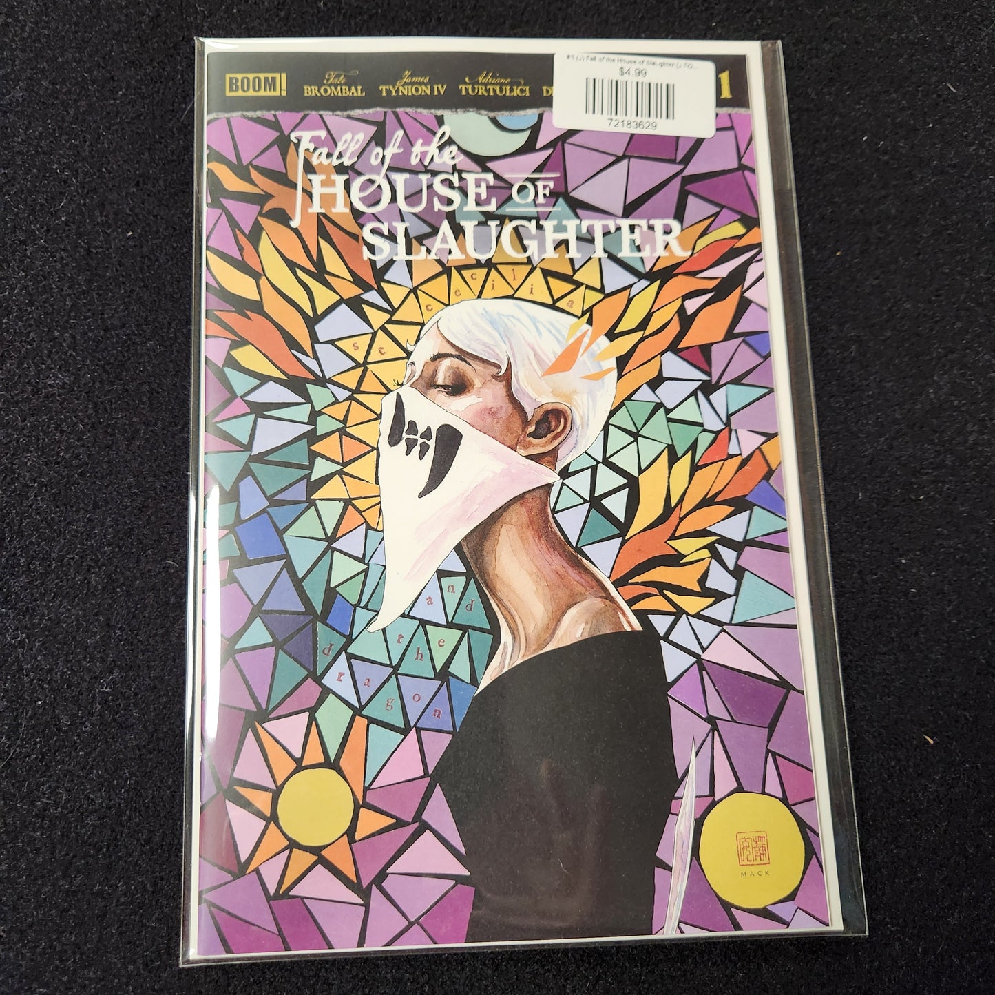 #1 (J) Fall of the House of Slaughter (J FOC Reveal Variant Dressed, Mack)