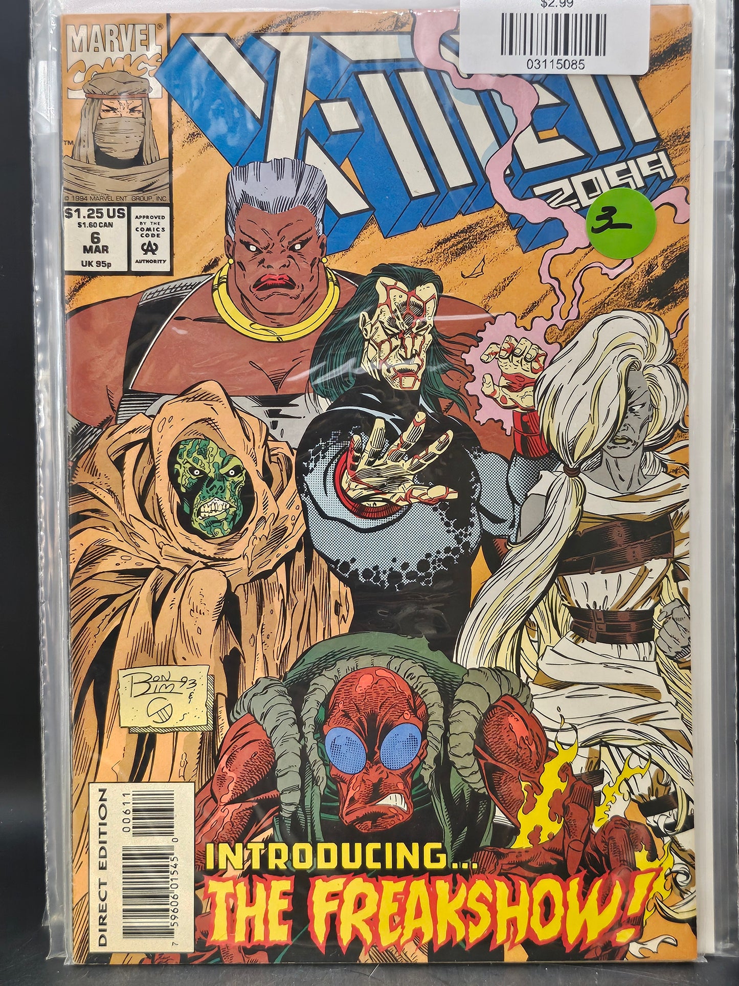 #6d X-Men 2099 (1993 Marvel)