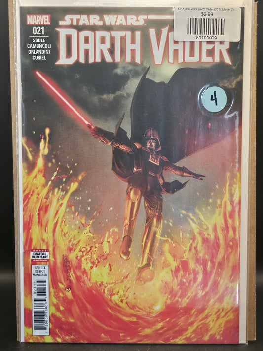 #21A Star Wars Darth Vader (2017 Marvel 2nd Series)
