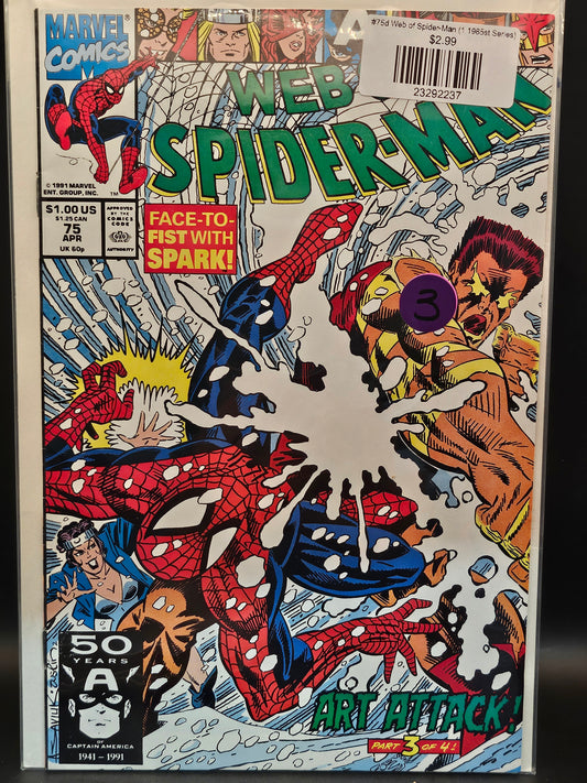 #75d Web of Spider-Man (1985 1st Series)