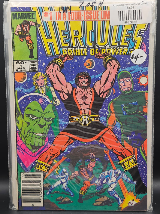 #1 Hercules (1984 2nd Series Marvel)