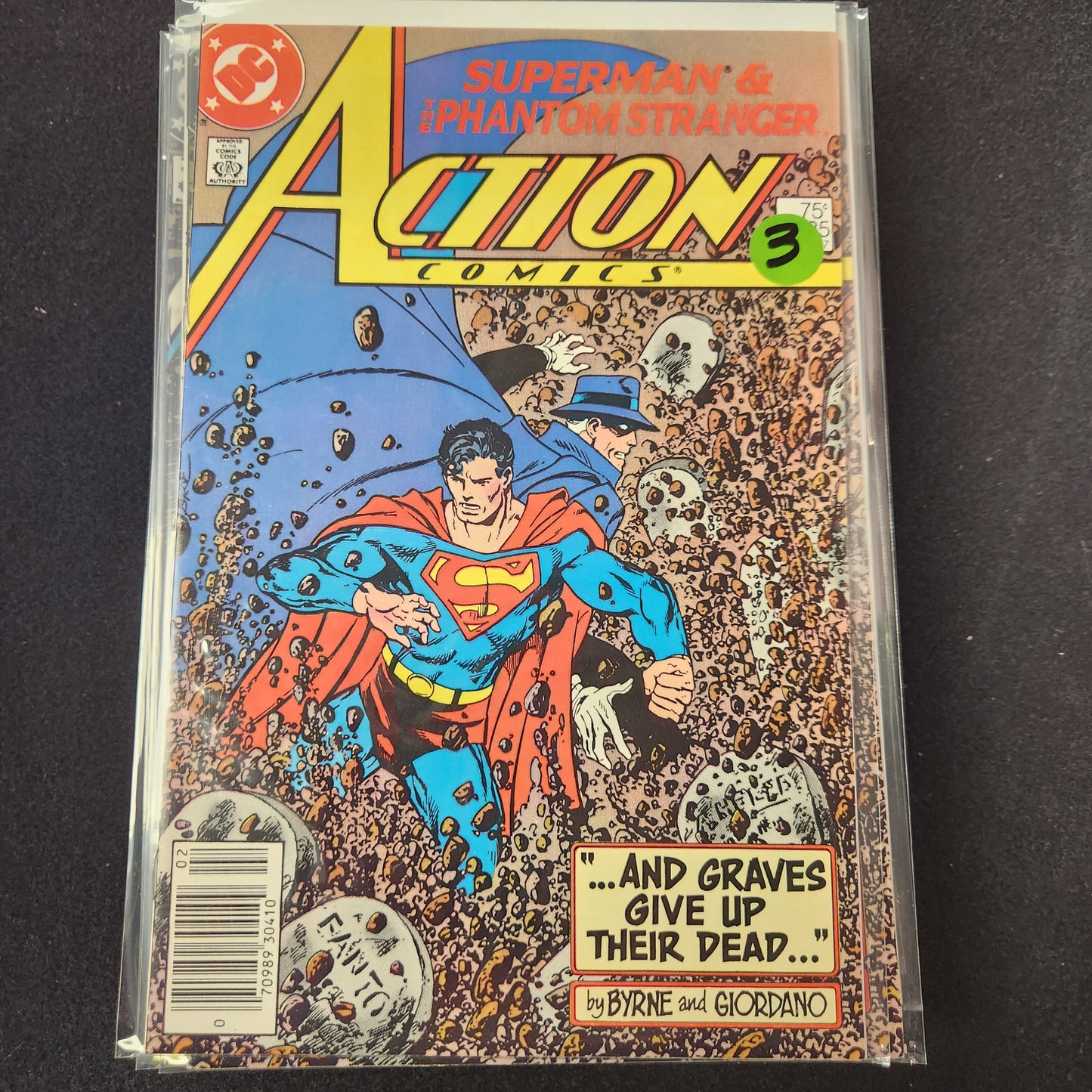 Action Comics #585 - And the Graves Give Up Their Dead (DC 1987)