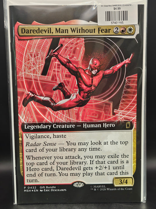 #4 (Classified) DAREDEVIL (CLASSIFIED ARTIST MAGIC: THE GATHERING VARIANT)