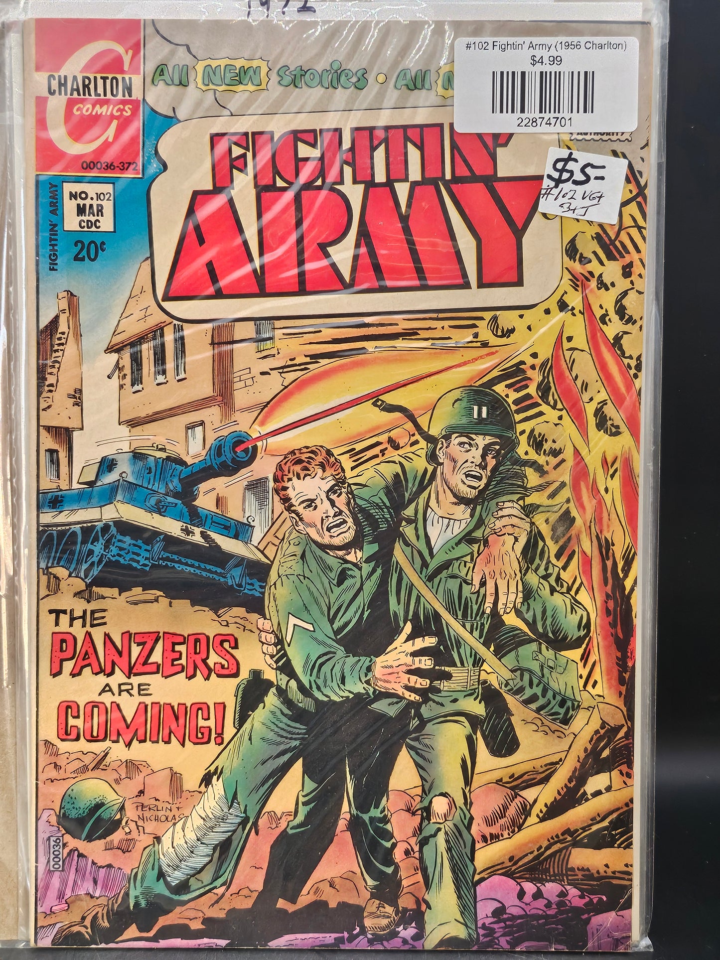 #102 Fightin' Army (1956 Charlton)