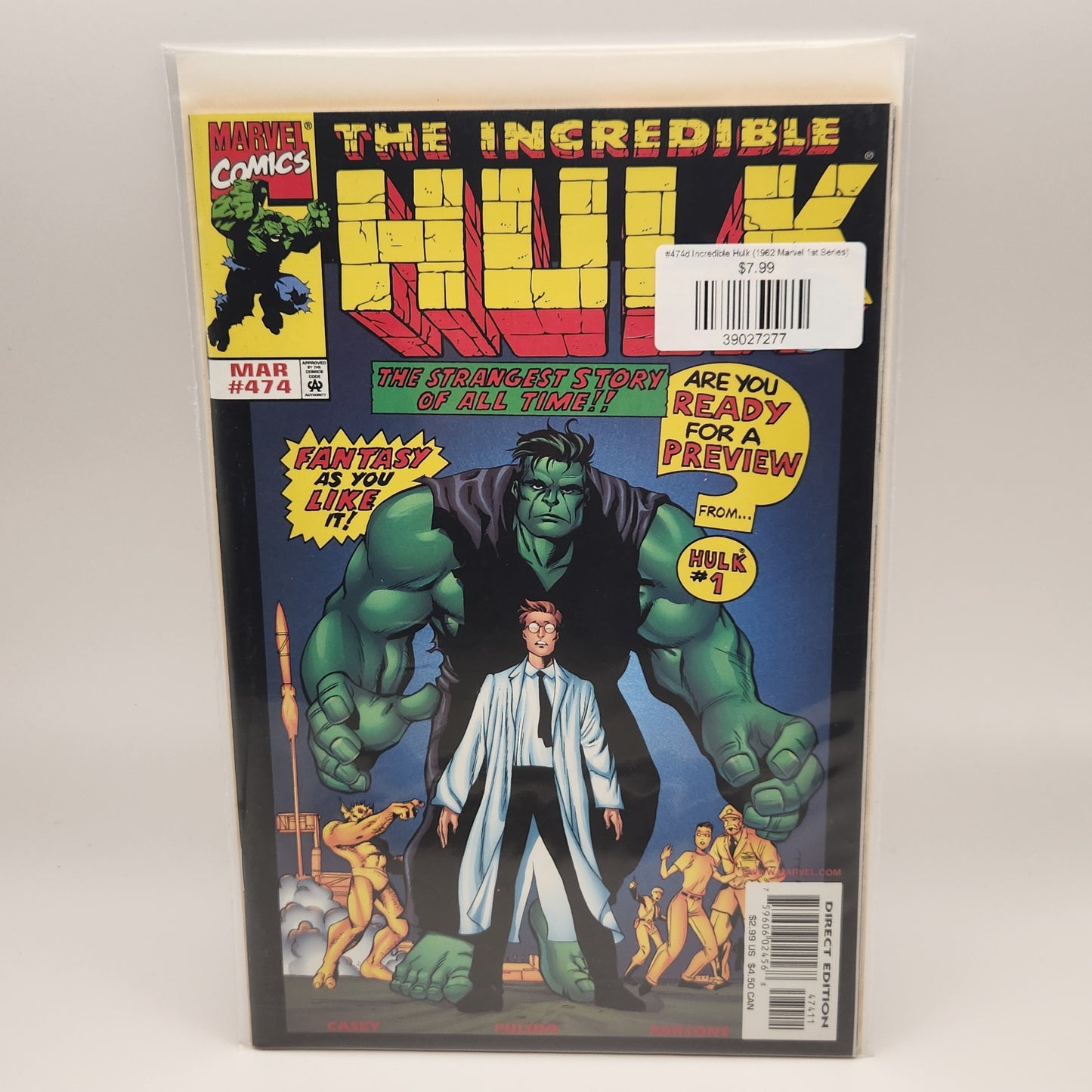 #474d Incredible Hulk (1962 Marvel 1st Series)