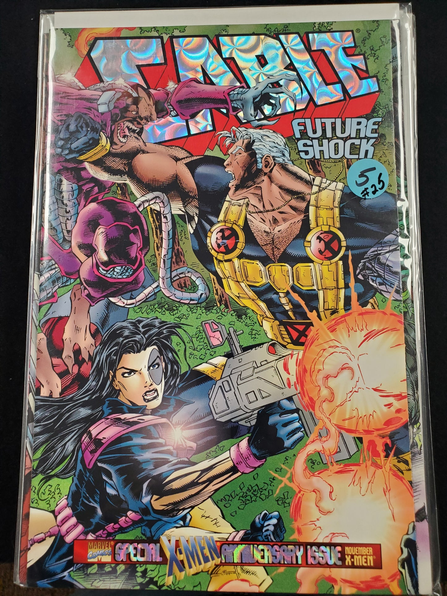 Cable – Marvel Comics – 1993–2002 – Volume 1 – #18 - Cover A - Collector's Edition Foil Wraparound Cover