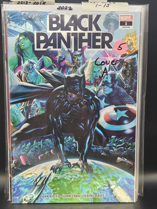 #1 Cover A $5 - Black Panther (2022 Marvel 8th Series)