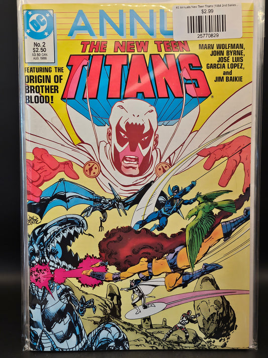 #2 Annuals New Teen Titans (1984 2nd Series) New Titans