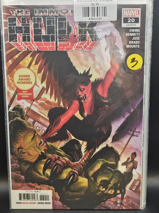 #20A Immortal Hulk (2018 Marvel)