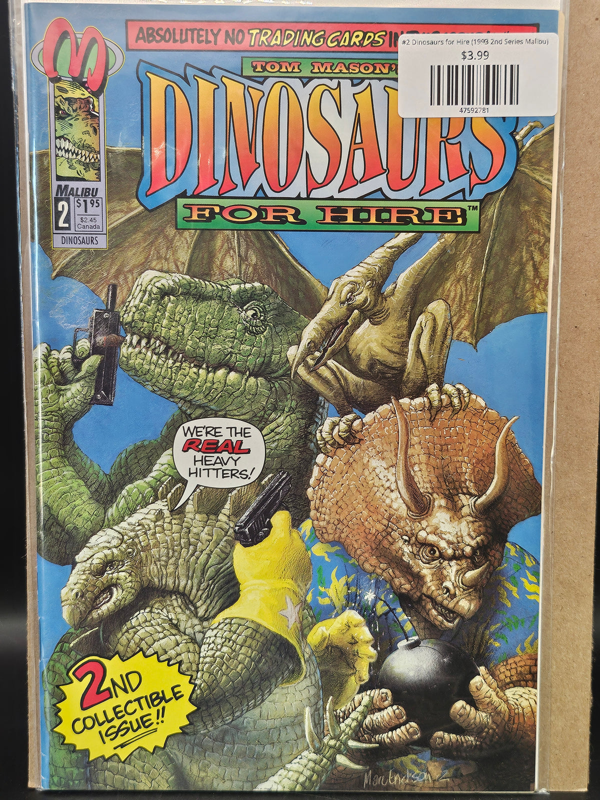 #2 Dinosaurs for Hire (1993 2nd Series Malibu)