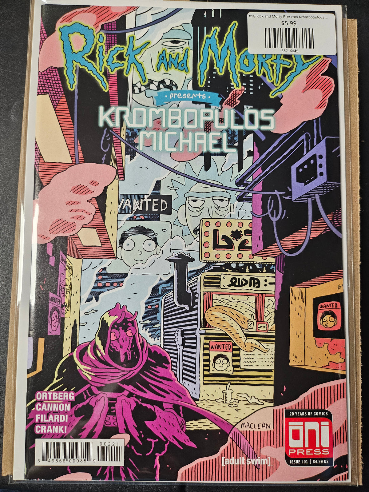 #1B Rick and Morty Presents Krombopulous Michael (2018 Oni)