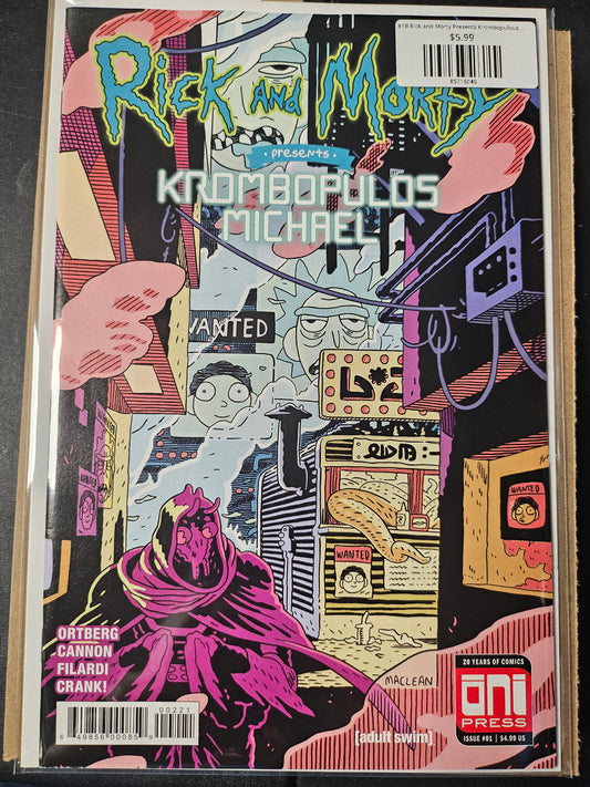 #1B Rick and Morty Presents Krombopulous Michael (2018 Oni)