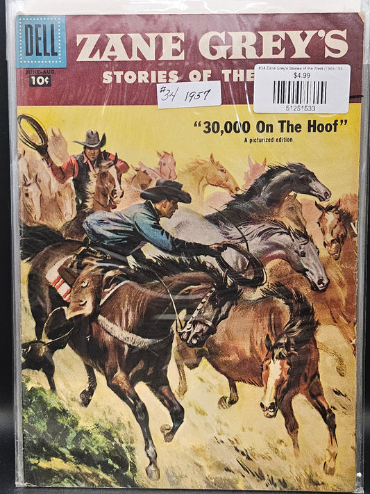 #34 Zane Grey's Stories of the West (1955-1958 Dell)