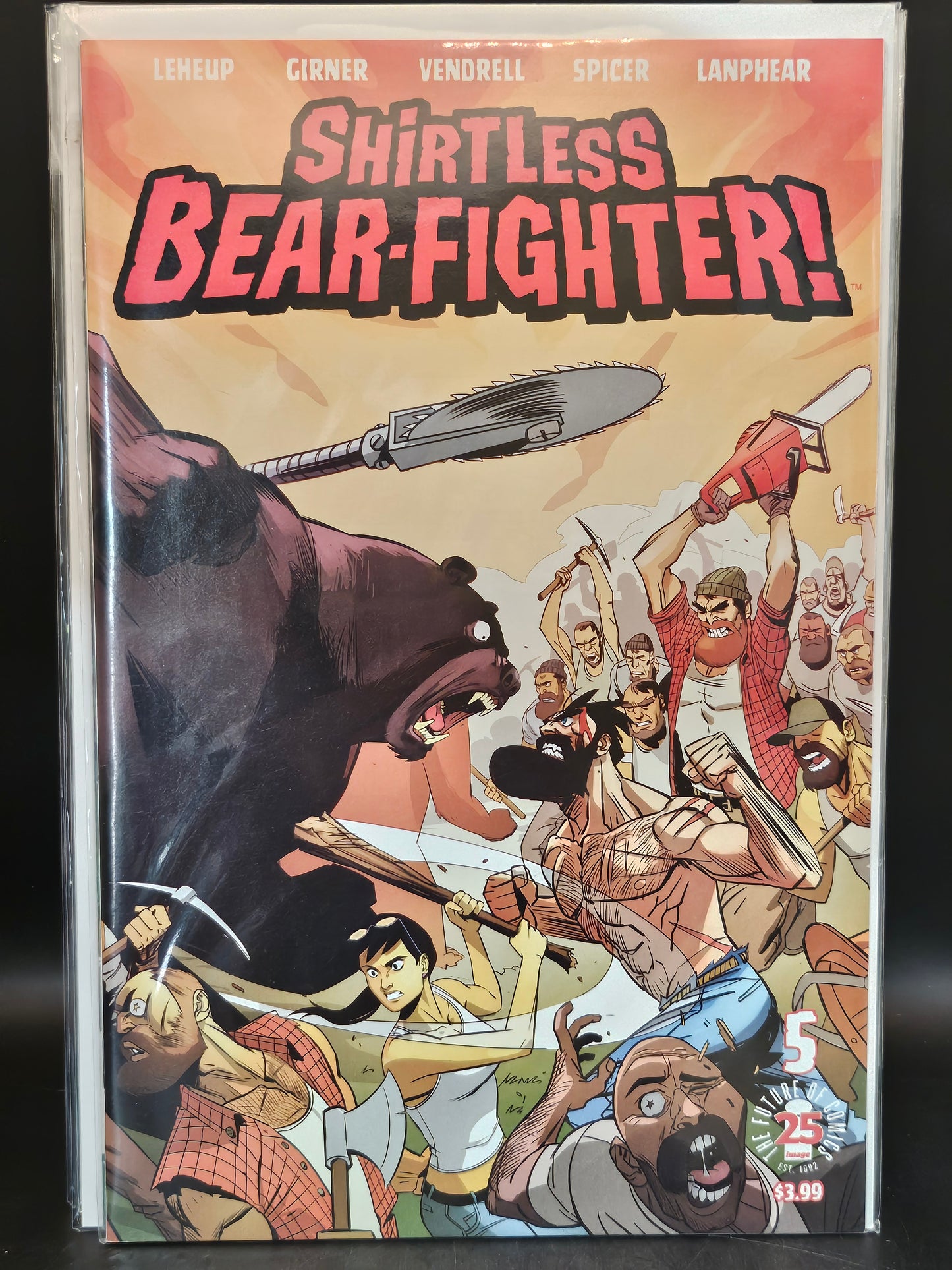 #1-5 Shirtless Bear-Fighter (2017 Image)