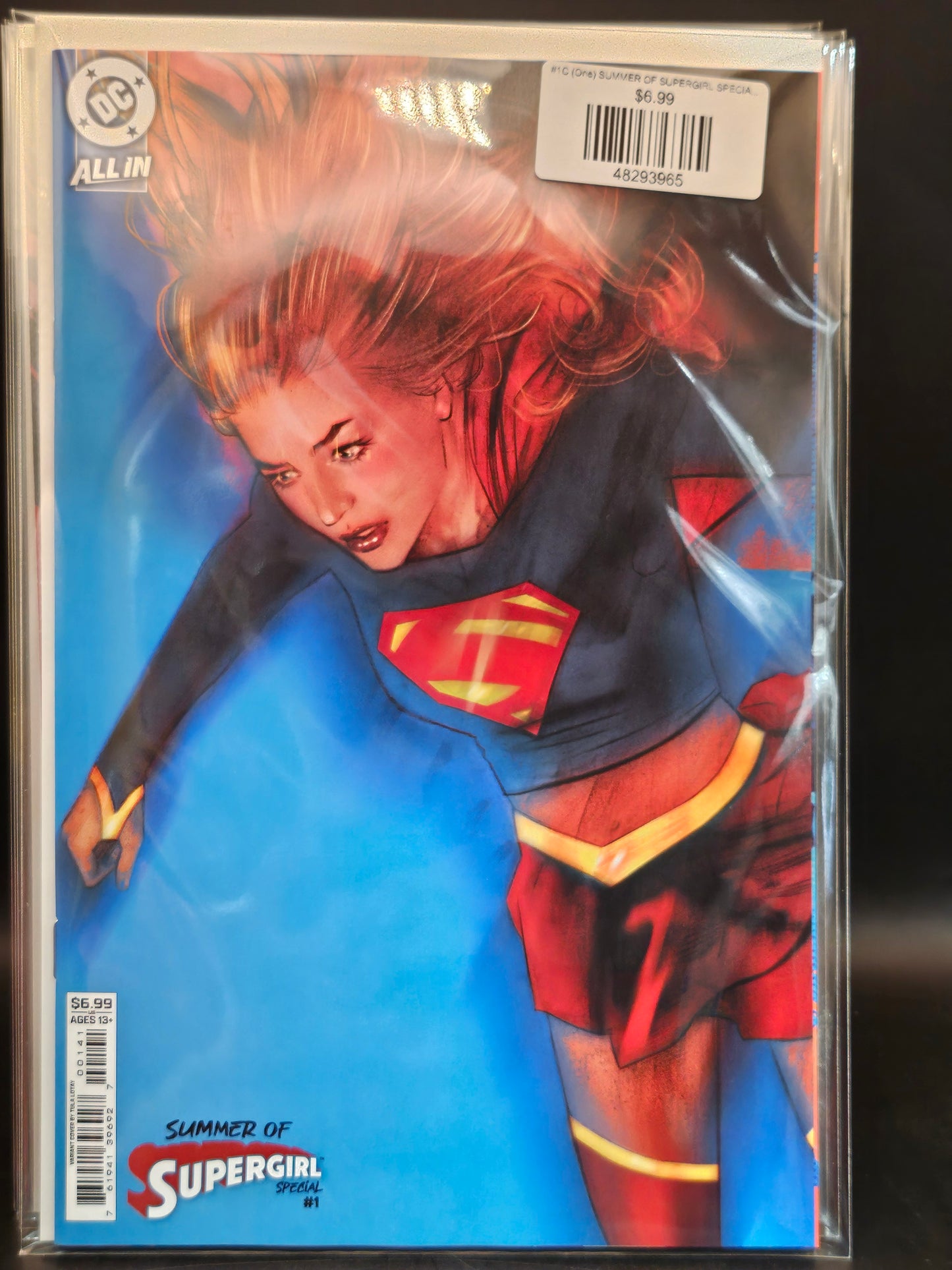 #1C (One) SUMMER OF SUPERGIRL SPECIAL (ONE SHOT TULA LOTAY CARD STOCK VAR)