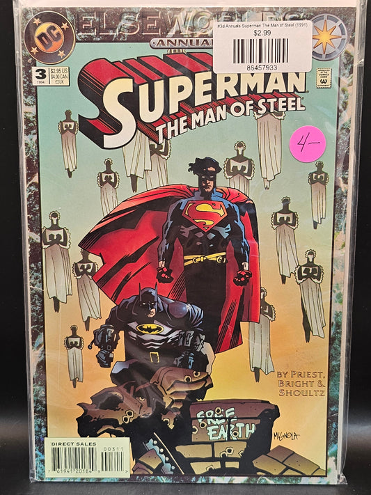 #3d Annuals Superman The Man of Steel (1991)
