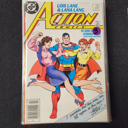 Action Comics #597 - Lois Lane and Lana Lang (DC 1988)
