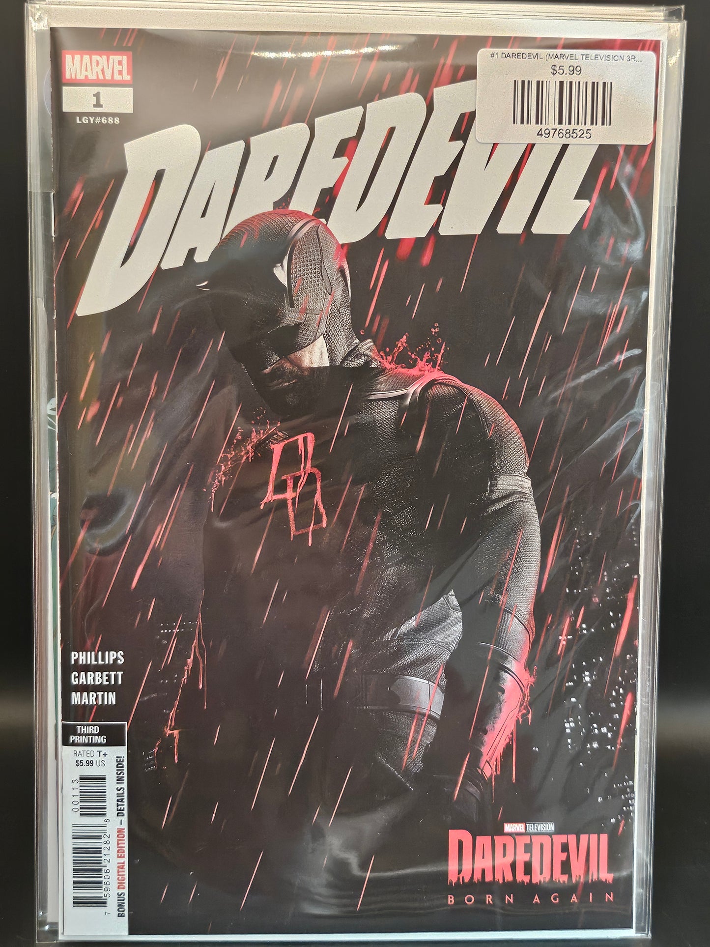 #1 DAREDEVIL (MARVEL TELEVISION 3RD PRINTING VARIANT)