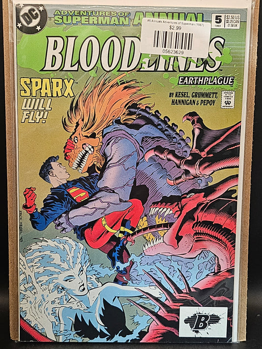 #5 Annuals Adventures of Superman (1987)