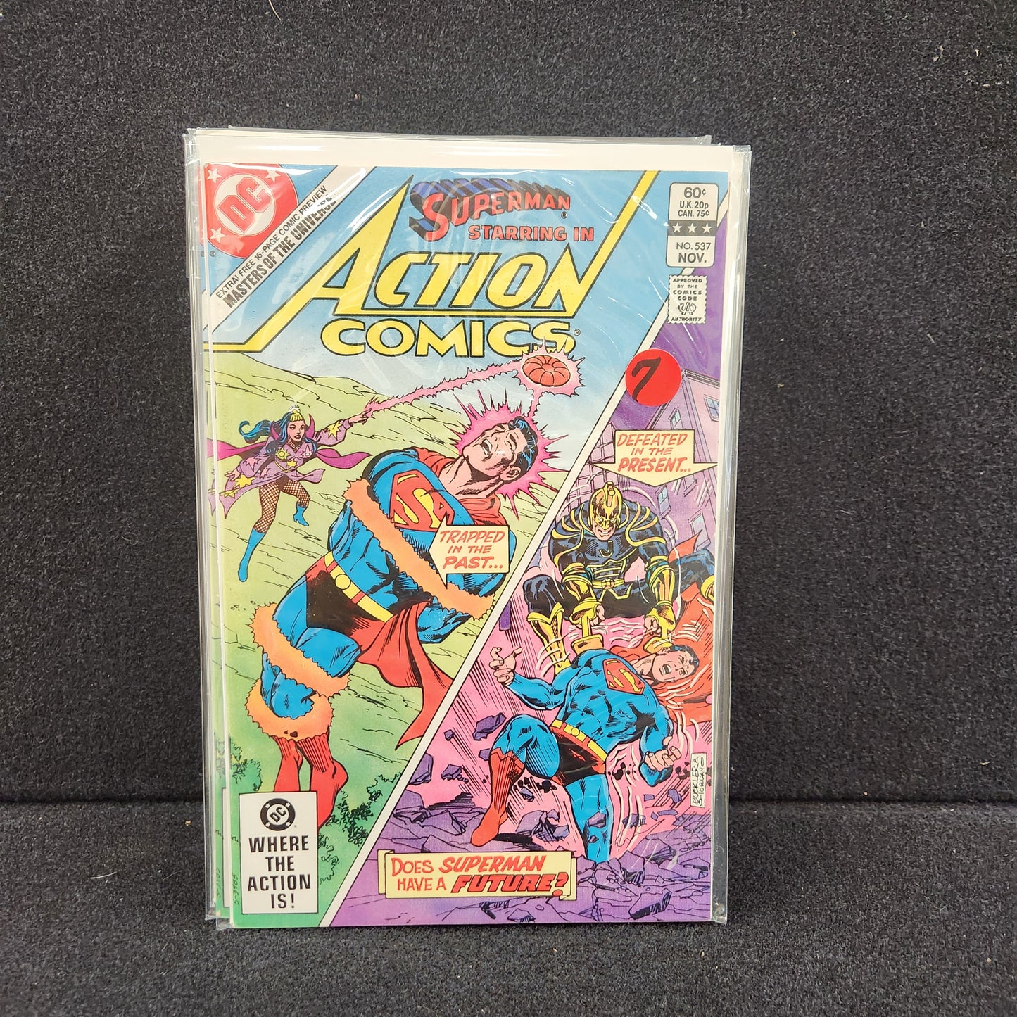 Action Comics #537 - Preview of Masters of the Universe (DC 1982)