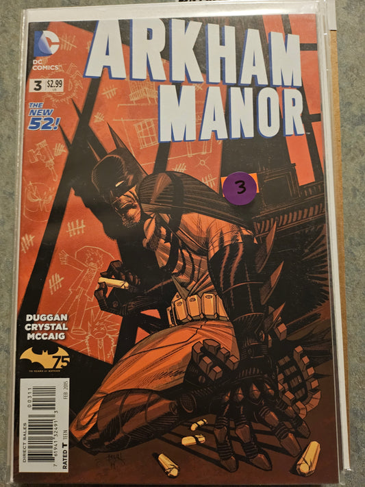 Batman: Arkham Manor – DC Comics – (2014–2015) – Volume 1 – Limited Series – #3 of 6 - Cover A