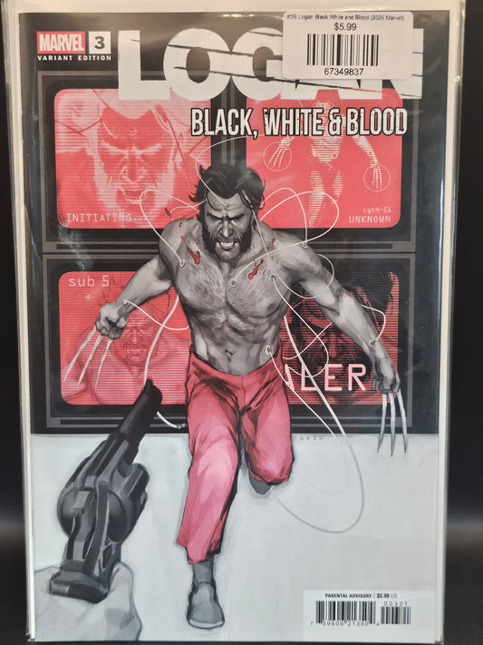 #3B Logan Black White and Blood (2026 Marvel)