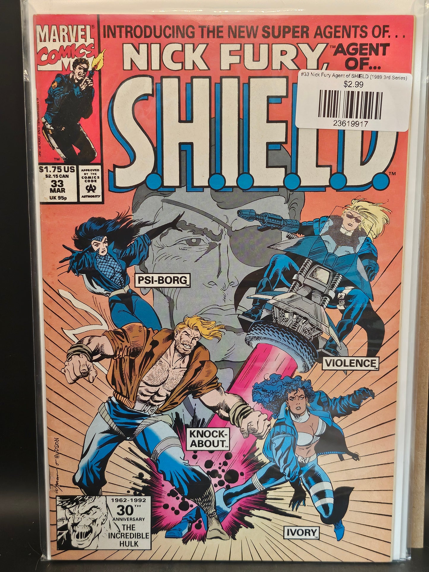 #33 Nick Fury Agent of SHIELD (1989 3rd Series)