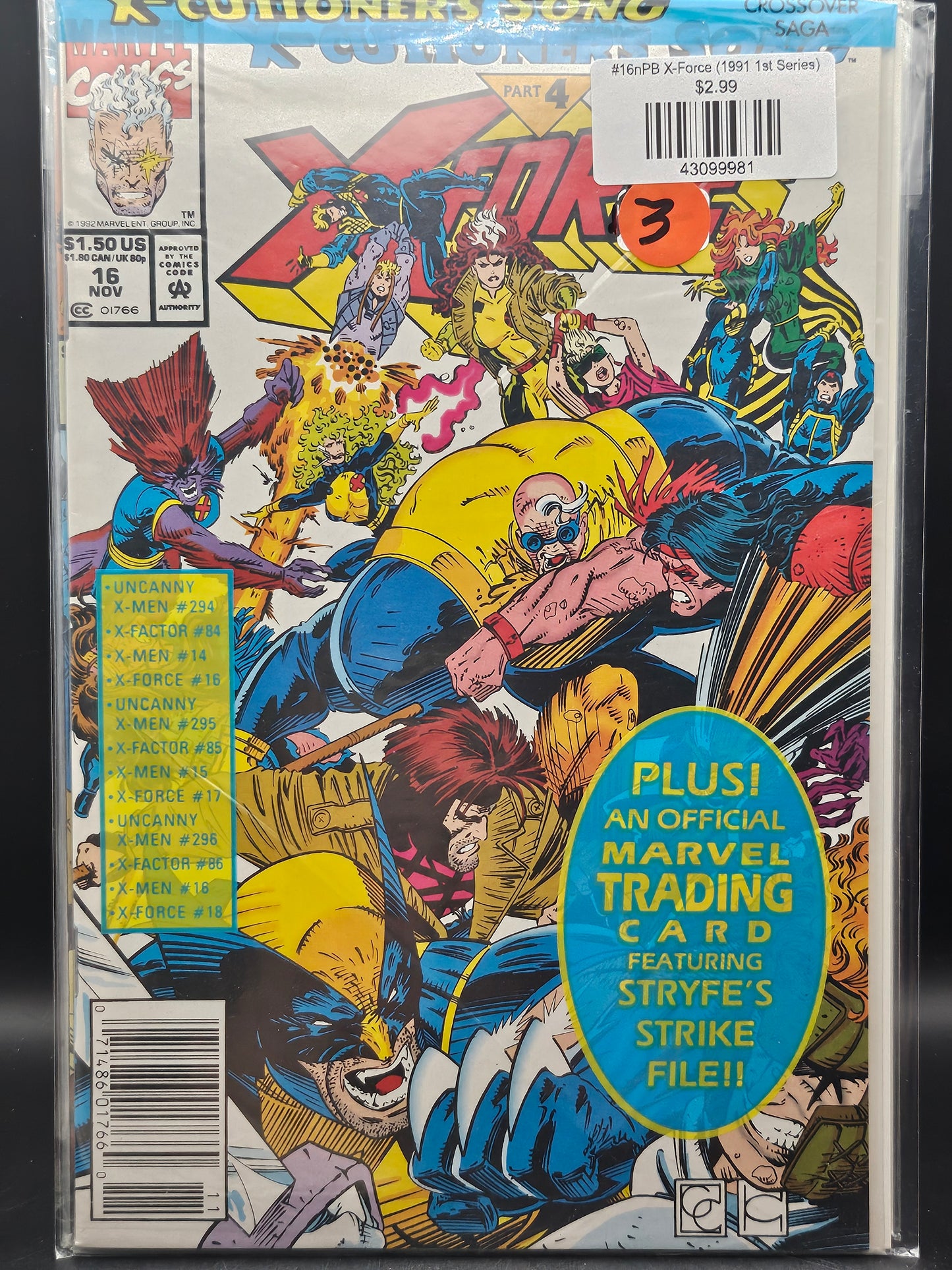 #16nPB X-Force (1991 1st Series)