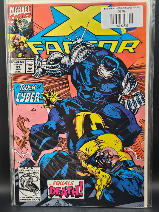 #81d X-Factor (1986 1st Series Marvel)