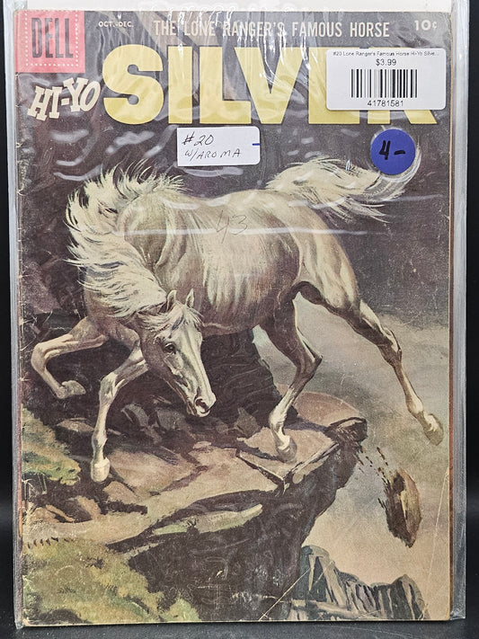 #20 Lone Ranger's Famous Horse Hi-Yo Silver (1952-1960 Dell)
