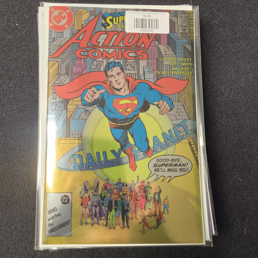 #583C ACTION COMICS (FACSIMILE EDITION CURT SWAN FOIL VAR WHATEVER HAPPENED TO THE MAN OF TOMORROW PART 2 OF 2)