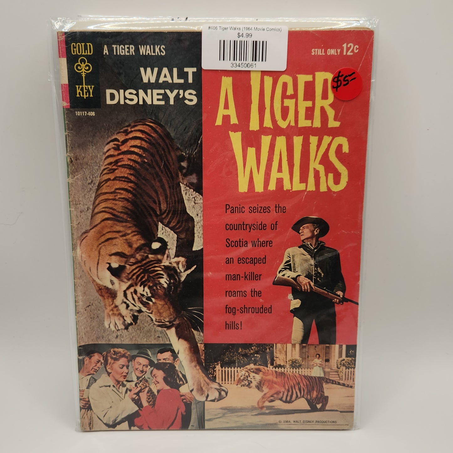 #406 Tiger Walks (1964 Movie Comics)