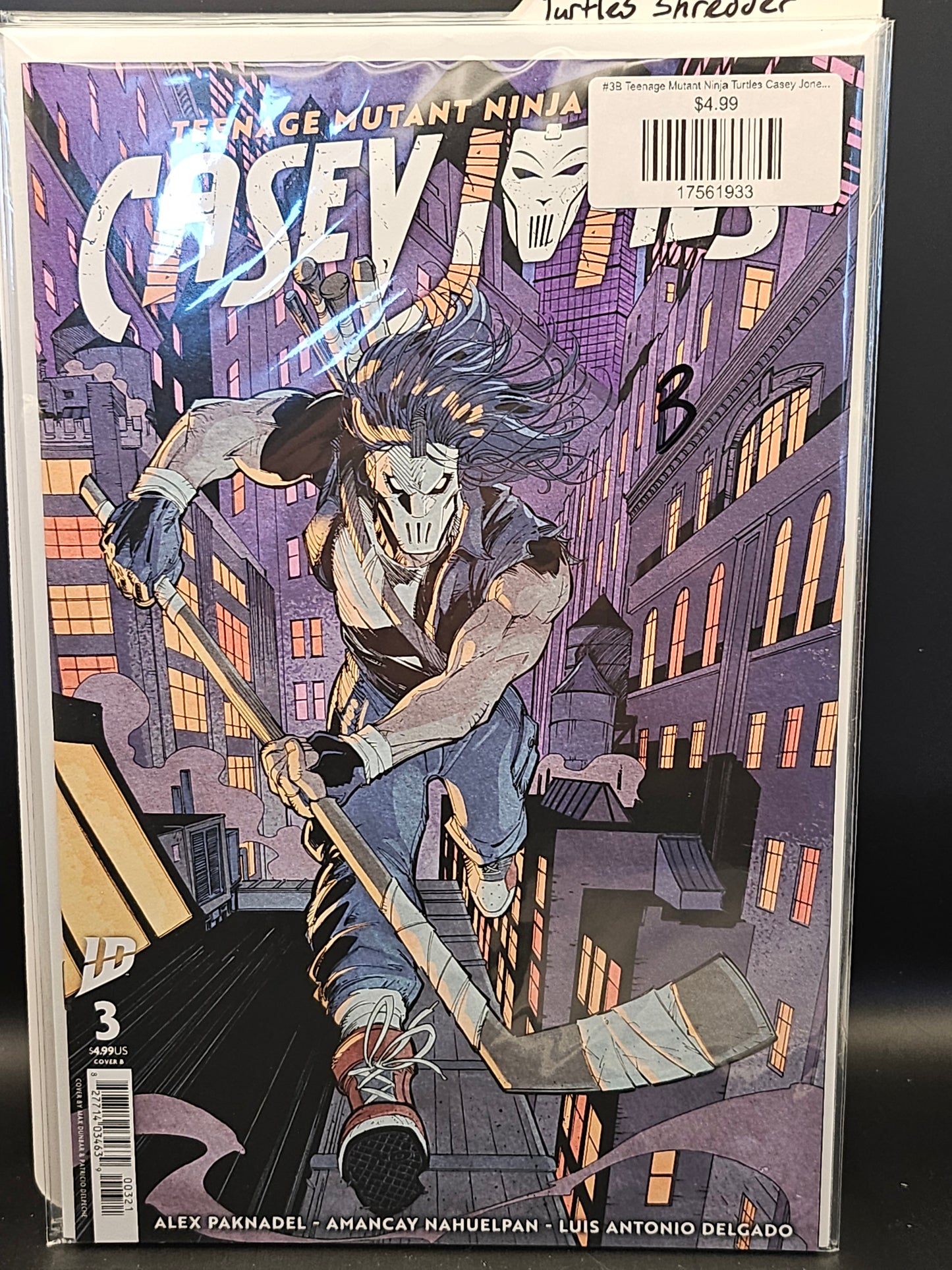 #3B Teenage Mutant Ninja Turtles Casey Jones (2025 IDW)