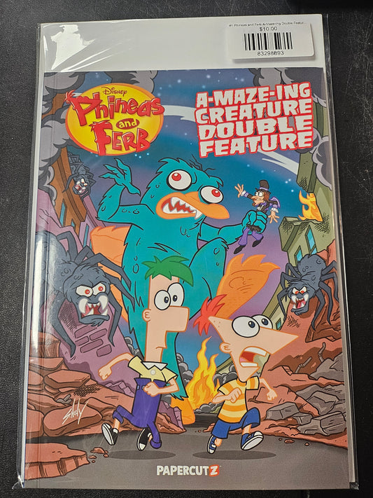 #1 Phineas and Ferb A-Maze-Ing Double Feature TPB (2025 Papercutz)
