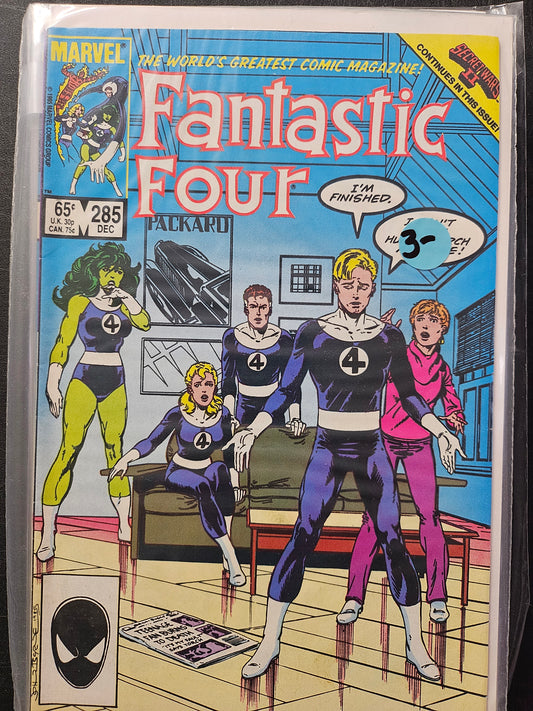 101.107 Fantastic Four – #285 – v1 (1961–1995)