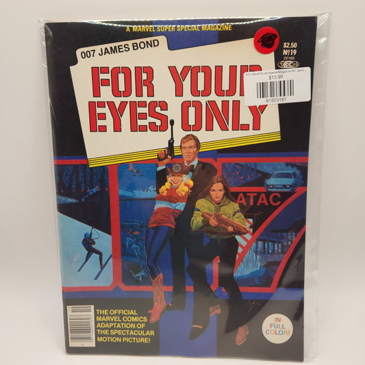 #19 Marvel Super Special Magazine 007 James Bond For Your Eyes Only 1981