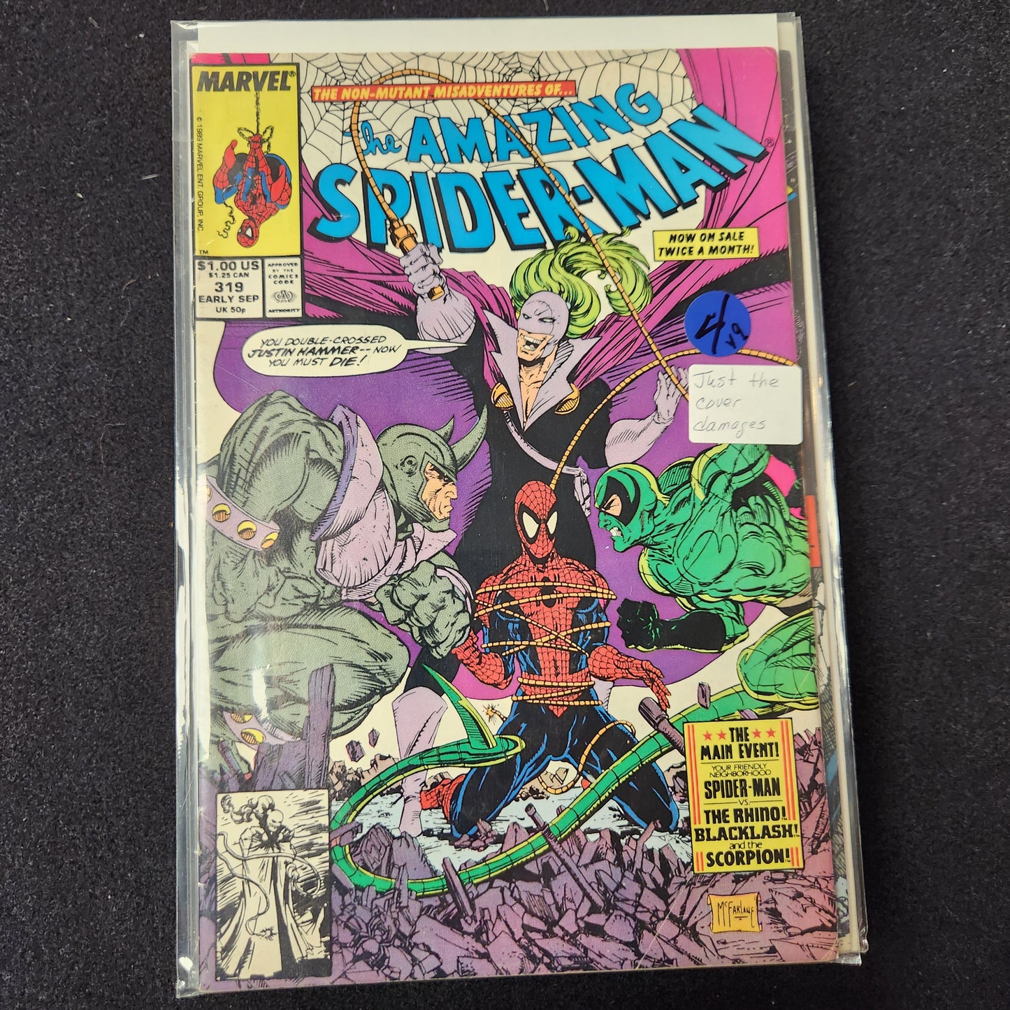 Amazing Spiderman V1 1963–1998 #319 (1989)