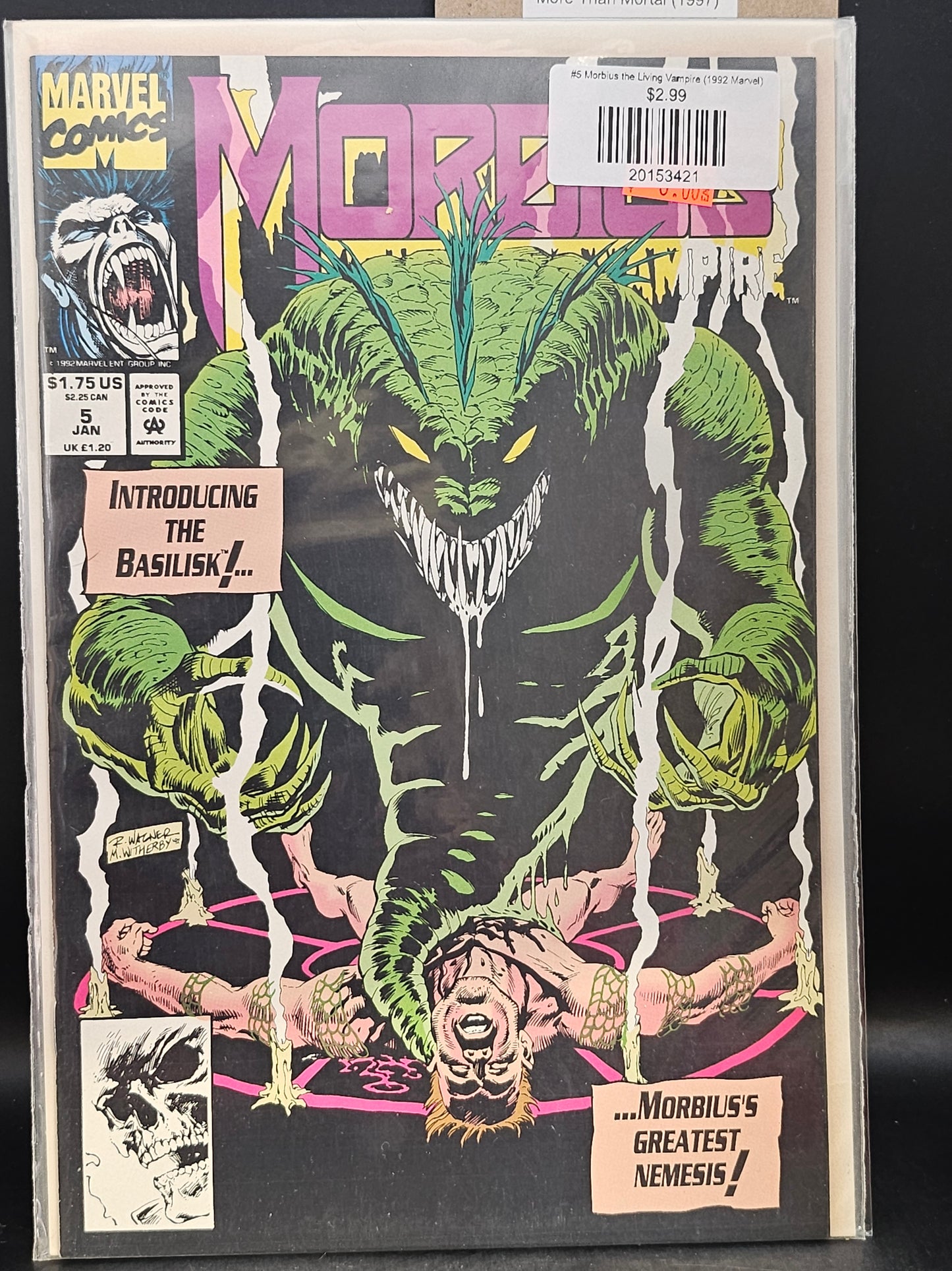 #5 Morbius the Living Vampire (1992 Marvel)