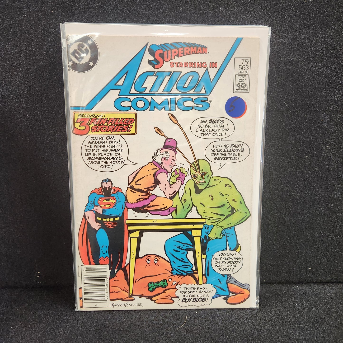 Action Comics #563 - Three Fun-Filled Stories (DC 1985)