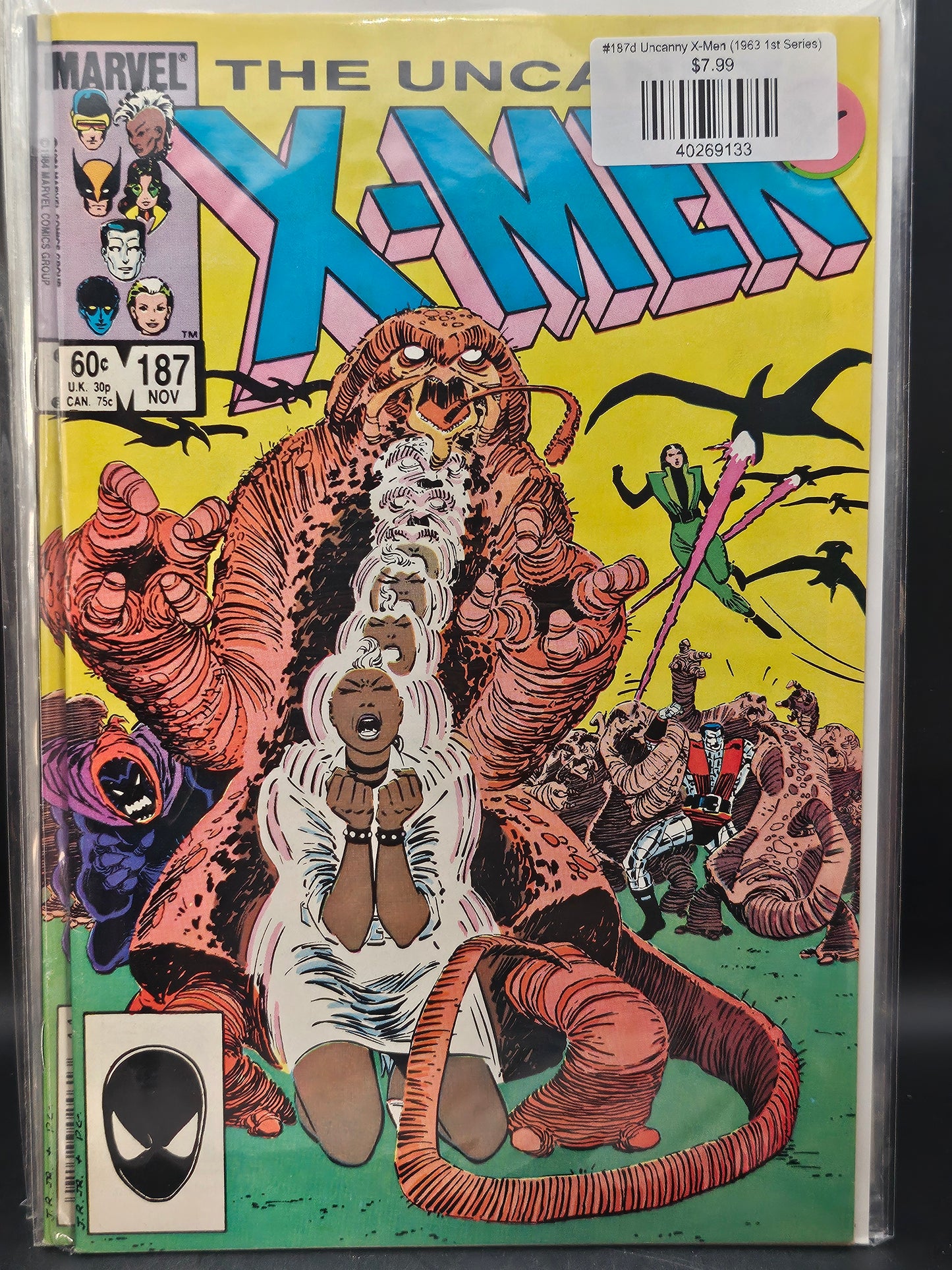 #187d Uncanny X-Men (1963 1st Series)