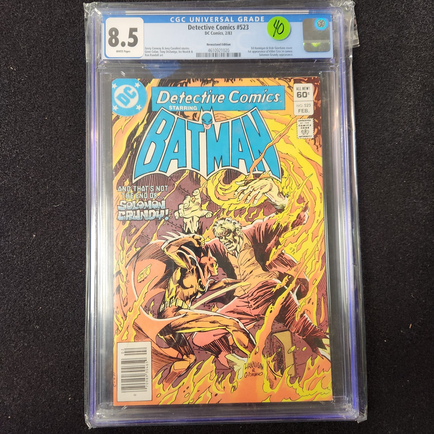 Detective Comics Slab #523 (1983)